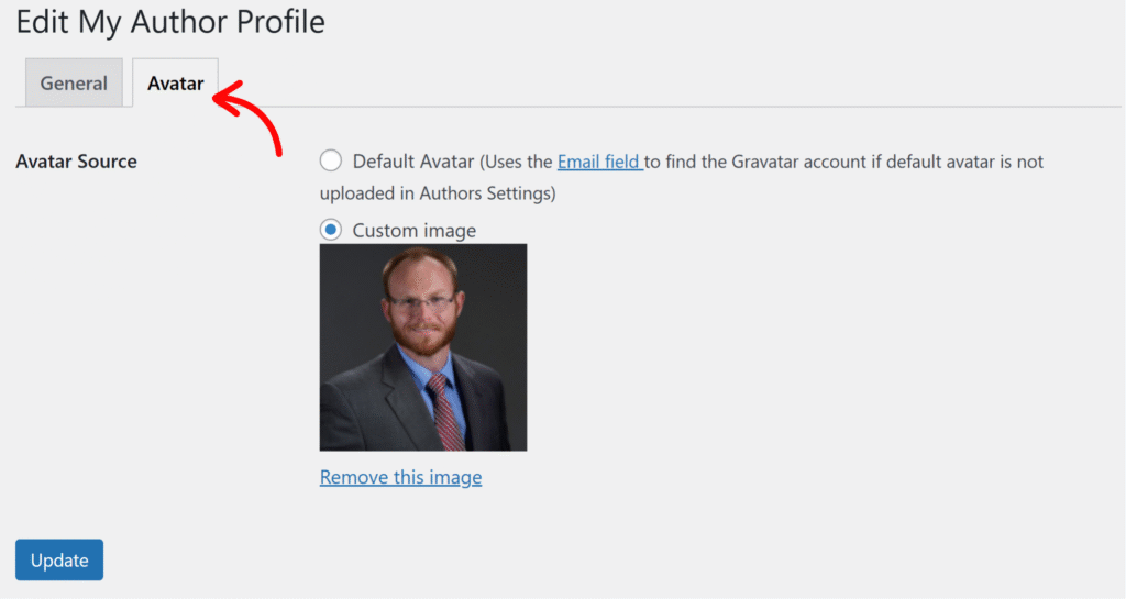 Edit My Author Profile