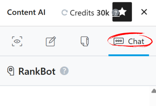 Use RankBot in the Content AI Dashboard
